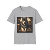 Dire Wolf Royalty design dog lover unisex t-shirt in sport grey