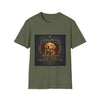 Golden Retriever My Golden Has More Friends Than I Do design dog lover unisex t-shirt in military green
