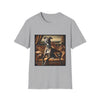 Whippet Brindle Diva design dog lover unisex t-shirt in sport grey