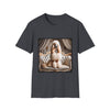 Poodle Pure Class design dog lover unisex t-shirt in dark heather grey