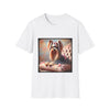 Yorkshire Terrier Bows and Diamonds Classic design dog lover unisex t-shirt in white