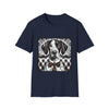 German Shorthaired Pointer B&W Bold Eyes design dog lover unisex t-shirt in navy