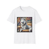 Dire Wolf Stunning Swirl design dog lover unisex t-shirt in white