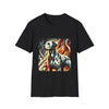 Dalmatian Bold Fire Classic design dog lover unisex t-shirt in black