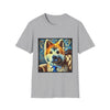 Akita Shirt | Bold Gentleman Swirl Dog Lover Tee