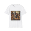 Whippet Brindle Diva design dog lover unisex t-shirt in white