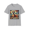 Rhodesian Ridgeback Bold Diamond Classic design dog lover unisex t-shirt in sport grey