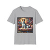 Jack Russell Terrier Diamond Princess Classic design dog lover unisex t-shirt in sport grey