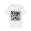 Rottweiler Geometric design dog lover unisex t-shirt in white