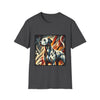 Dalmatian Bold Fire Classic design dog lover unisex t-shirt in dark heather