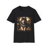 Dire Wolf Royalty design dog lover unisex t-shirt in black