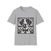 German Shorthaired Pointer B&W Bold Eyes design dog lover unisex t-shirt in sport grey
