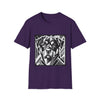 Rottweiler Geometric design dog lover unisex t-shirt in purple
