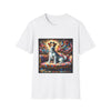 Jack Russell Terrier Diamond Princess Classic design dog lover unisex t-shirt in white