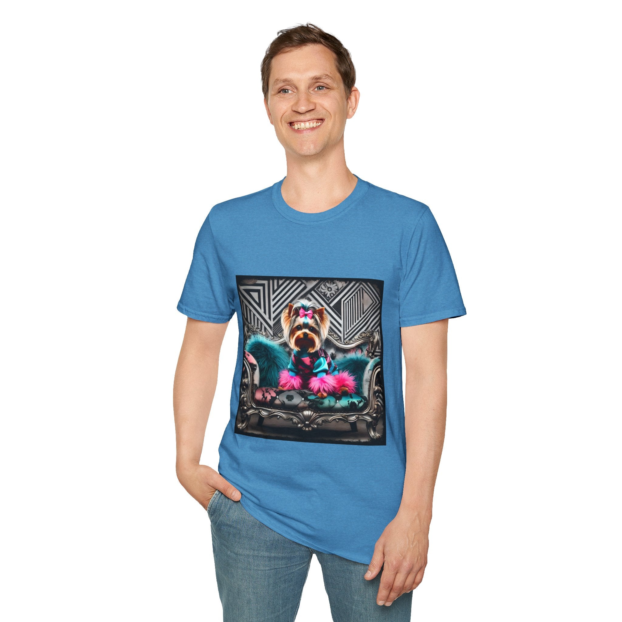Yorkshire Terrier Chic Rocker | Unisex Dog T-Shirt