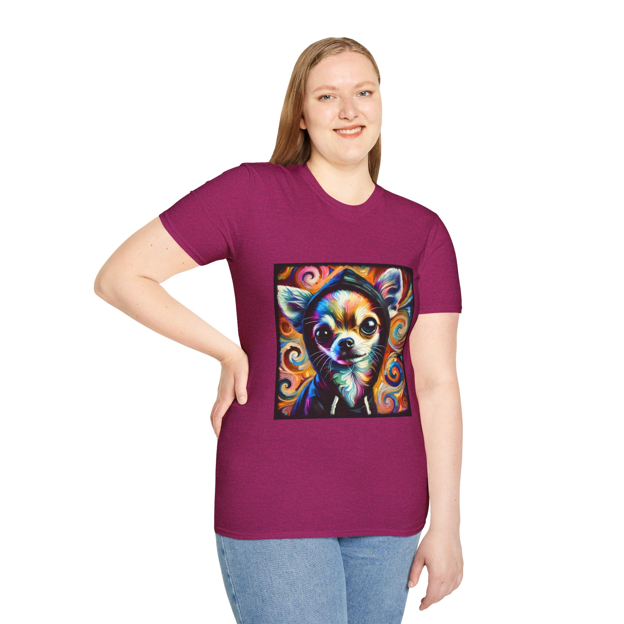 Chihuahua Relaxed Swirl | Unisex Dog T-Shirt