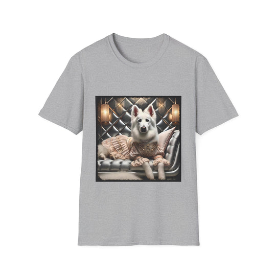German Shepherd Classy Chic design dog lover unisex t-shirt in sport grey