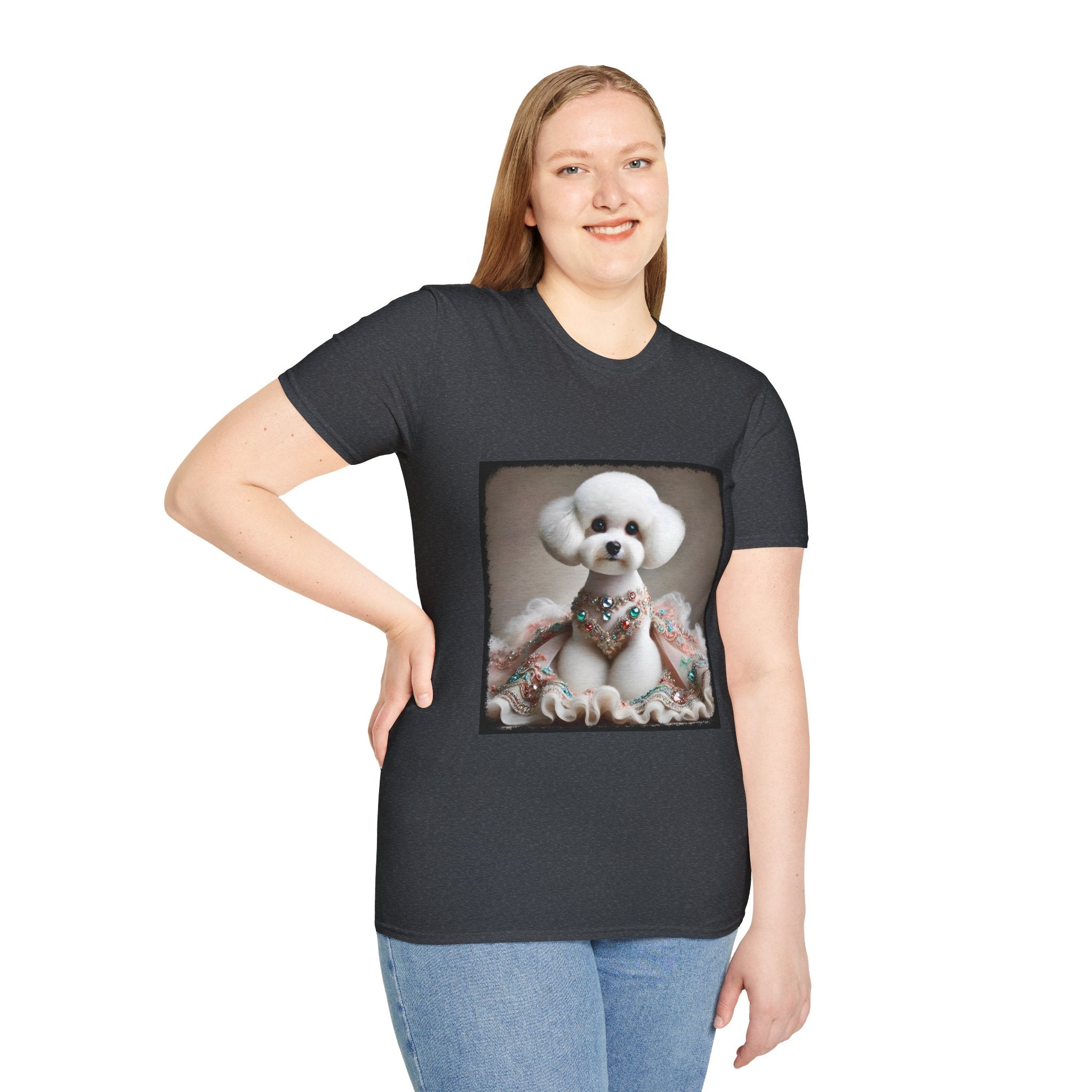 Bichon Frise Jeweled Beauty | Unisex Dog T-Shirt
