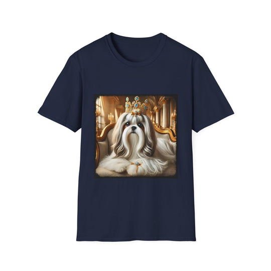 Shih Tzu Perfect Princess design dog lover unisex t-shirt in navy
