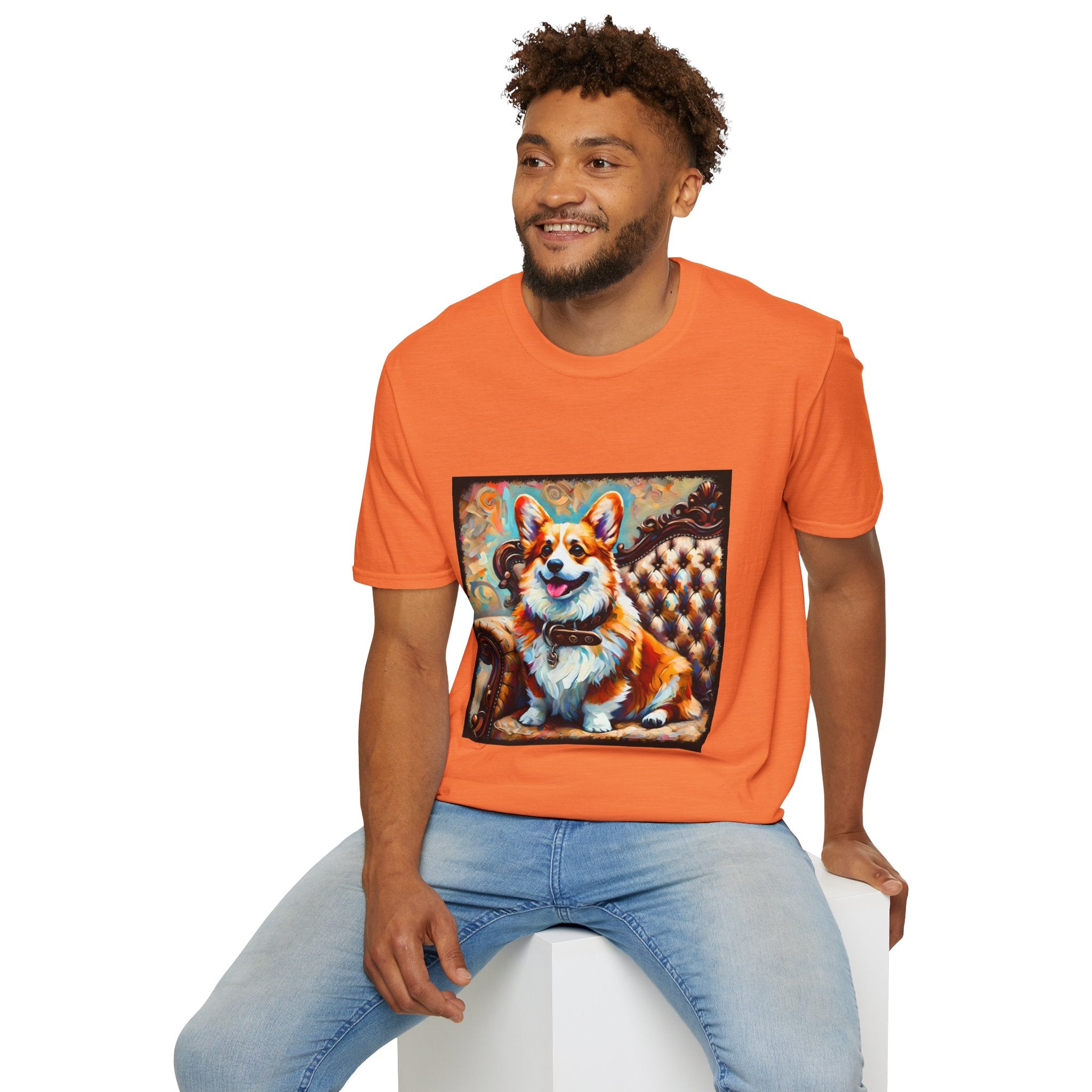 Pembroke Welsh Corgi Warm Swirl | Unisex Dog T-Shirt