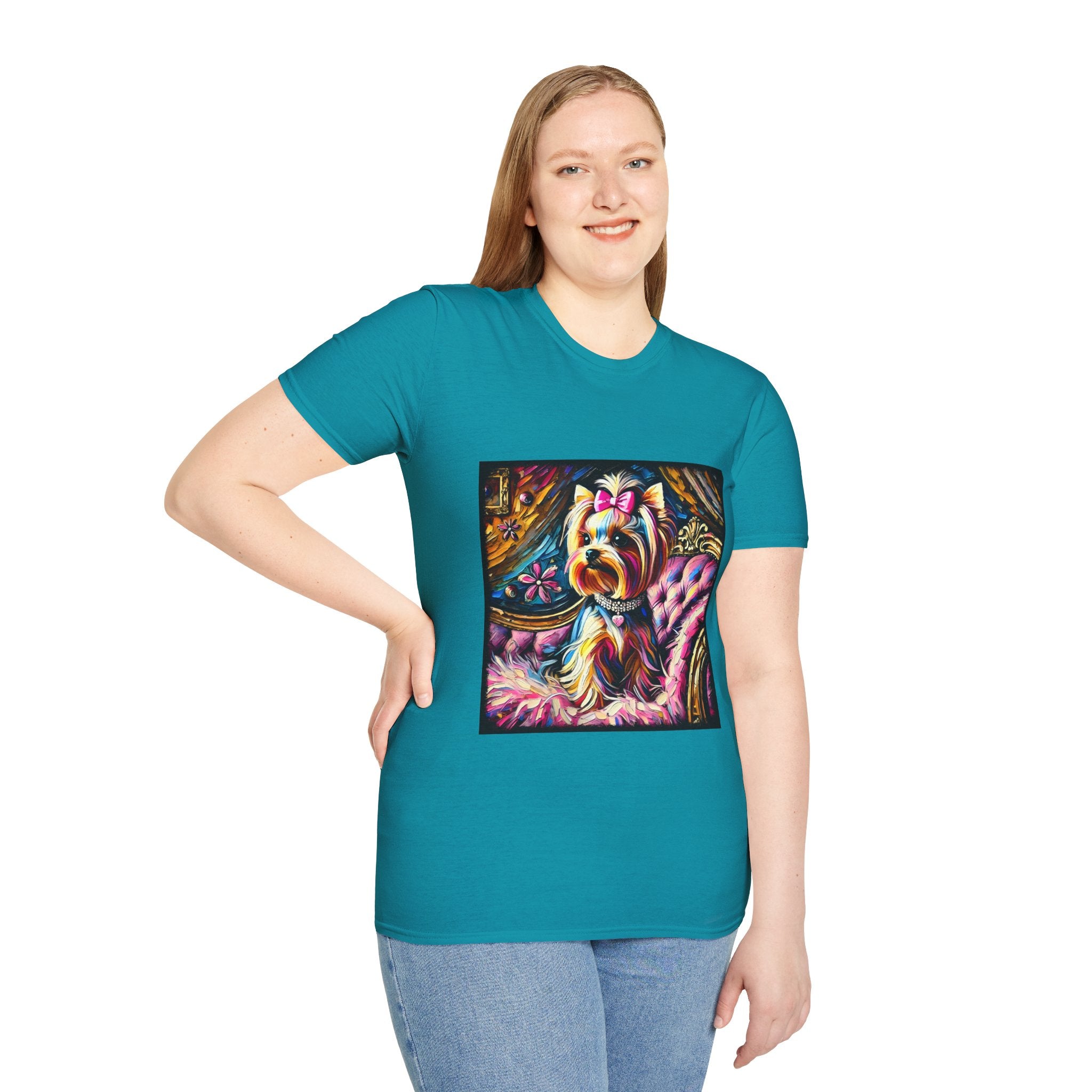 Yorkshire Terrier Pink Classic | Unisex Dog T-Shirt
