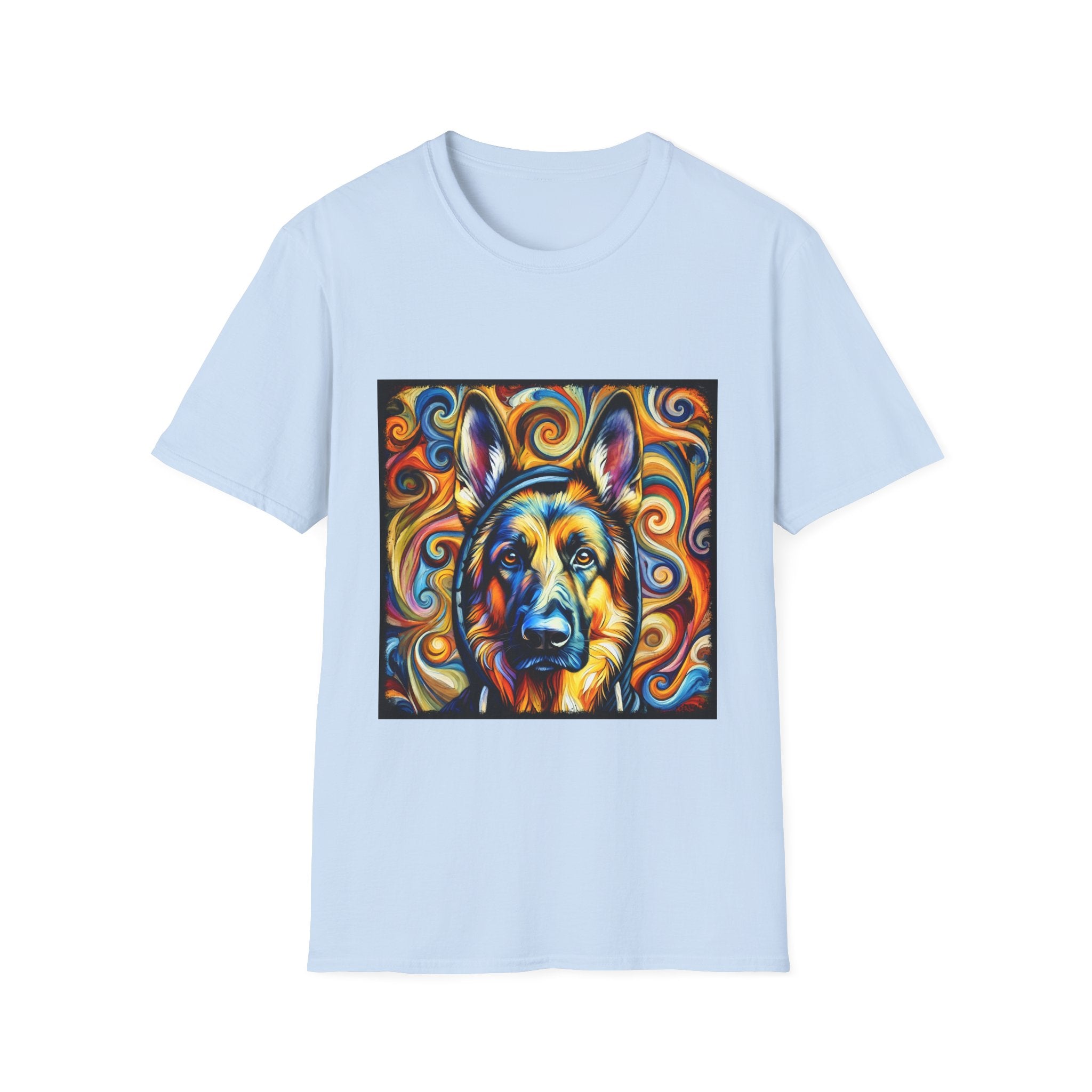 German Shepherd Shirt | Relaxed Swirl Dog Lover Tee
