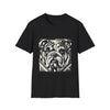 Bulldog B&W Geometric | Unisex Dog T-Shirt