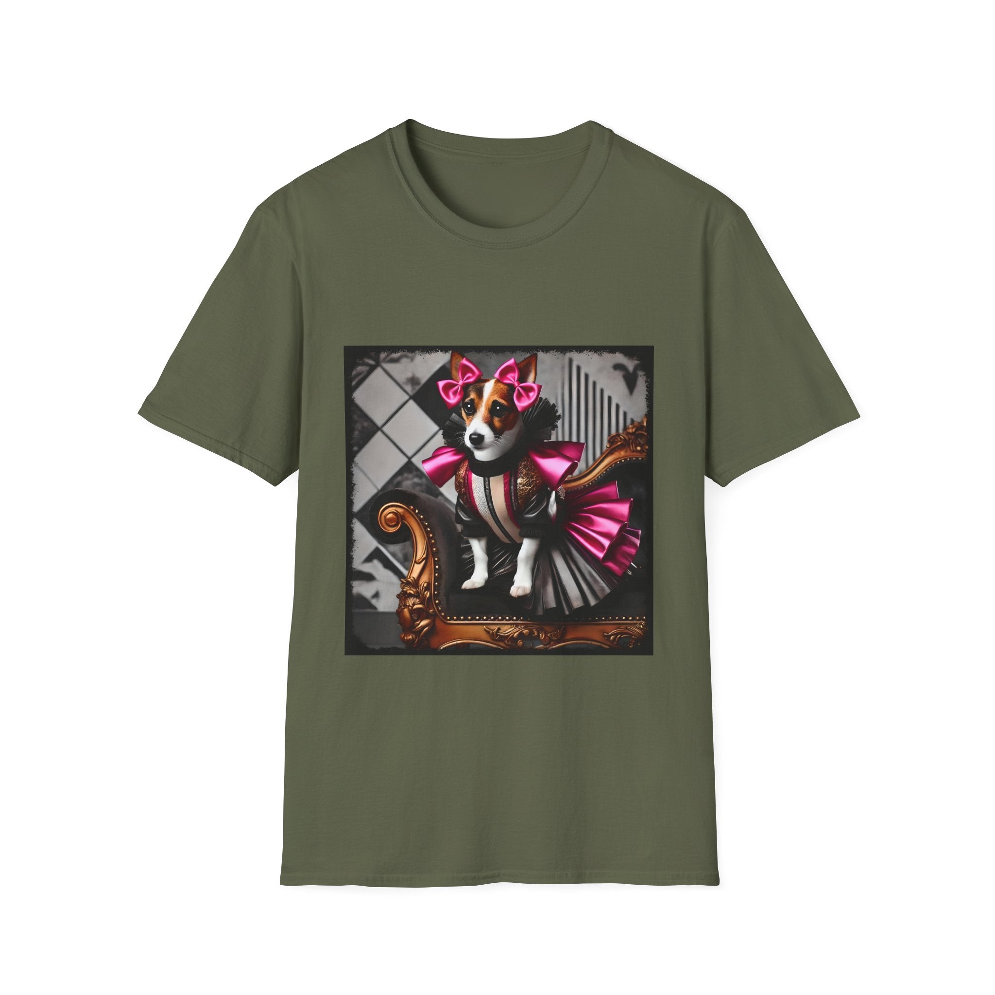 Jack Russell Terrier Pink Rocker | Unisex Dog T-Shirt