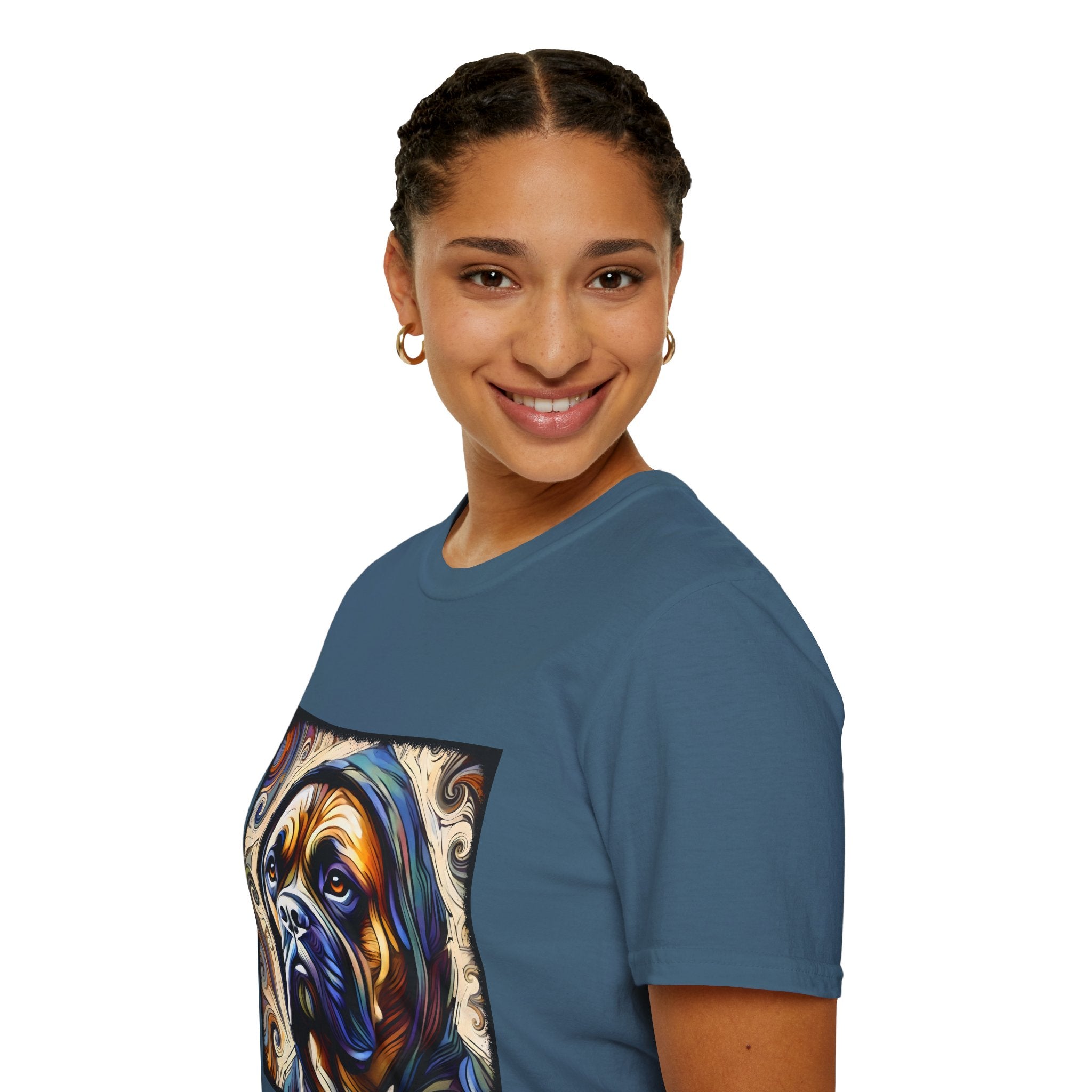 Bullmastiff Relaxed Swirl | Unisex Dog T-Shirt