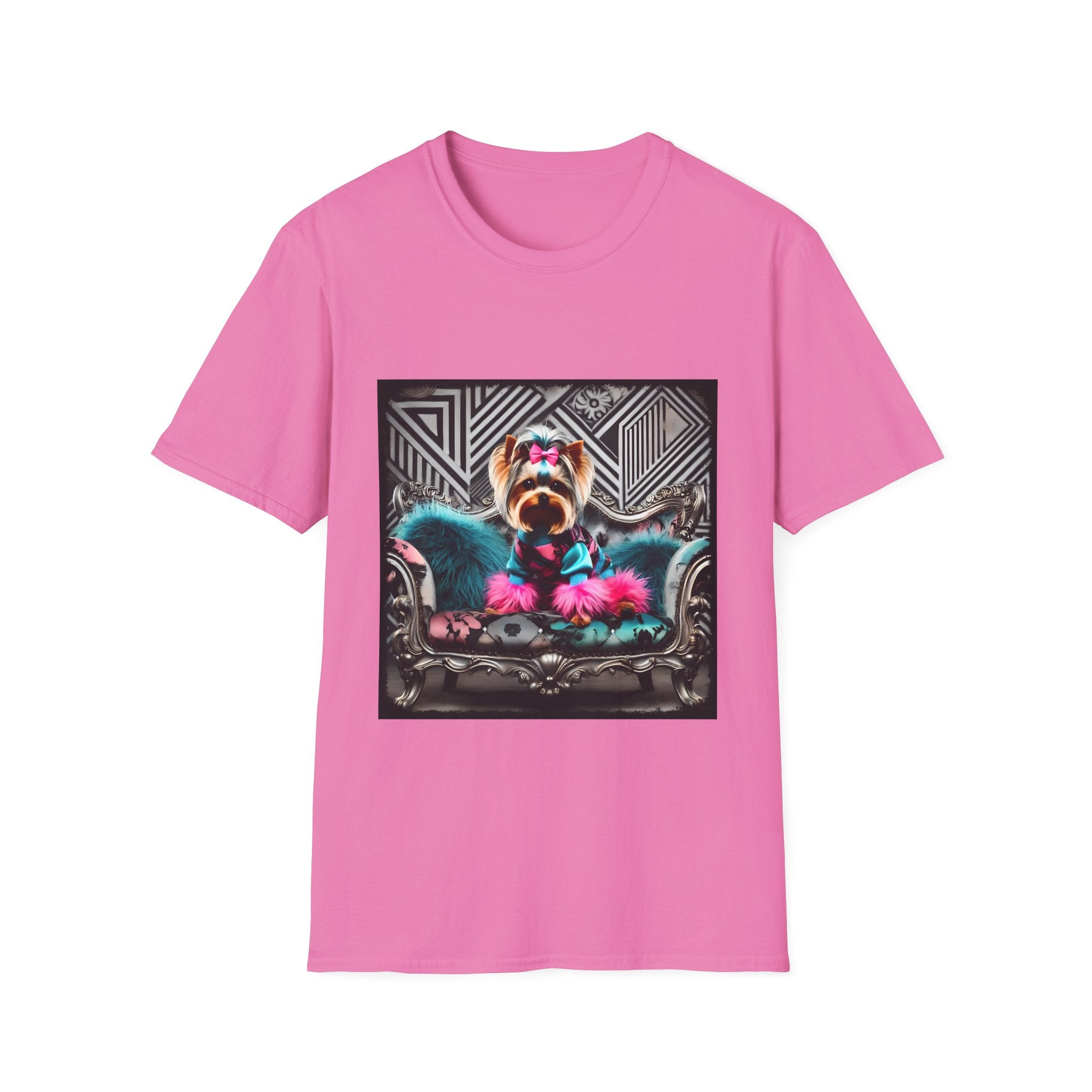 Yorkshire Terrier Chic Rocker | Unisex Dog T-Shirt