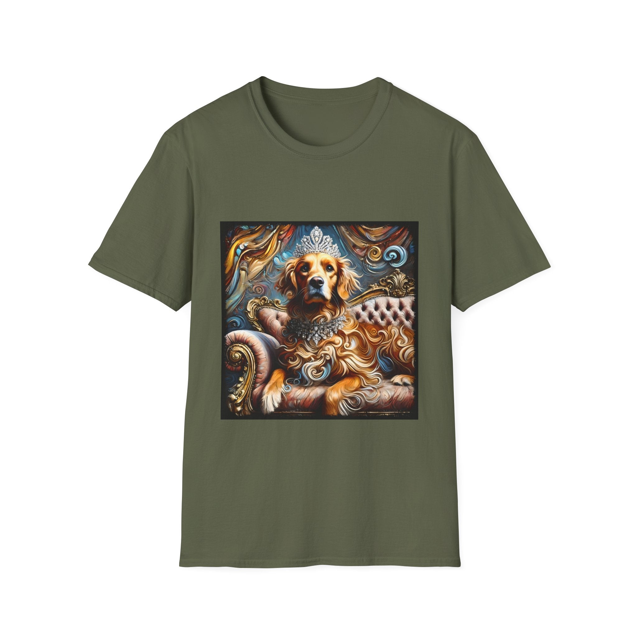 Golden Retriever Shirt | Diamond Diva Swirl Dog Lover Tee