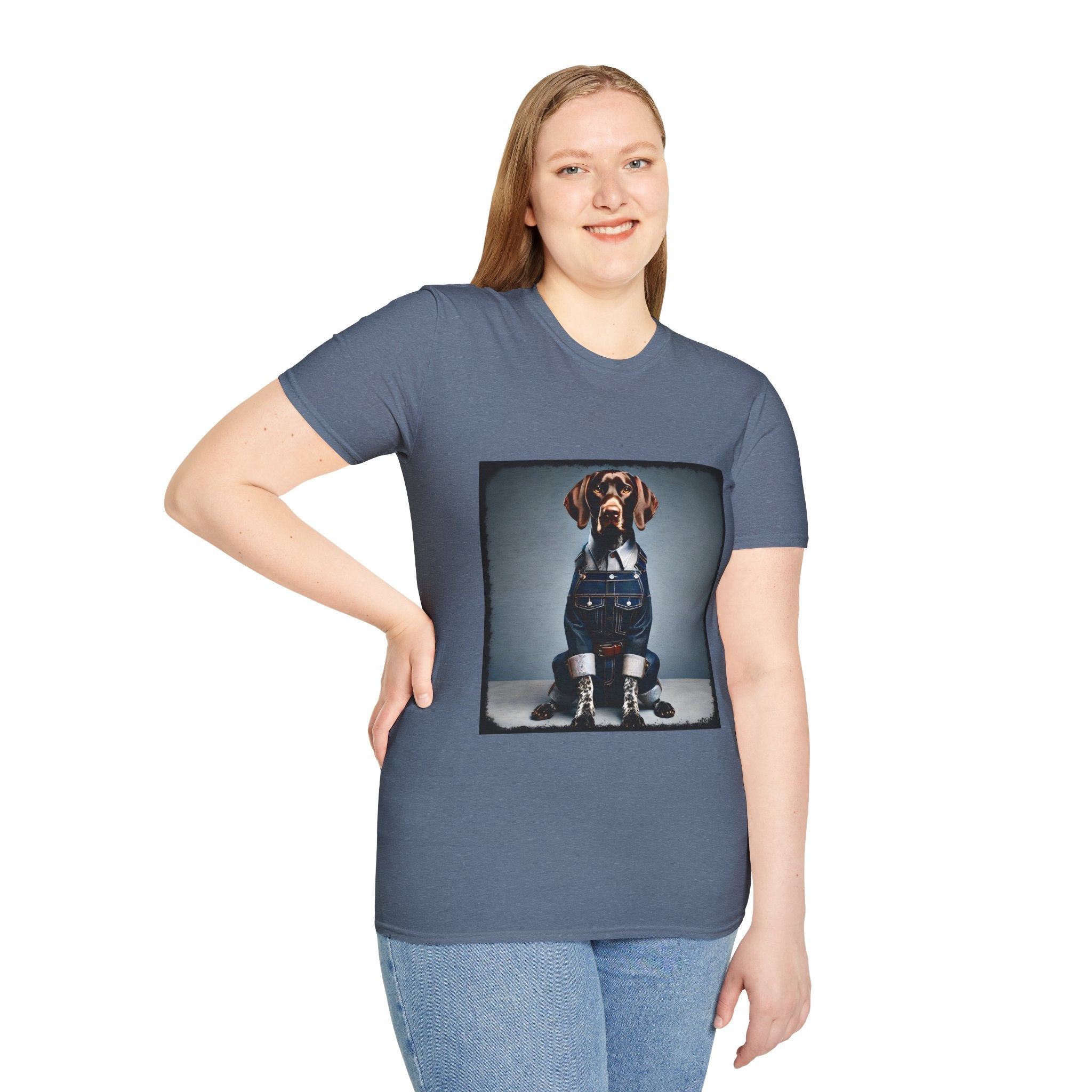 German Shorthaired Pointer Denim Dude | Unisex Dog T-Shirt
