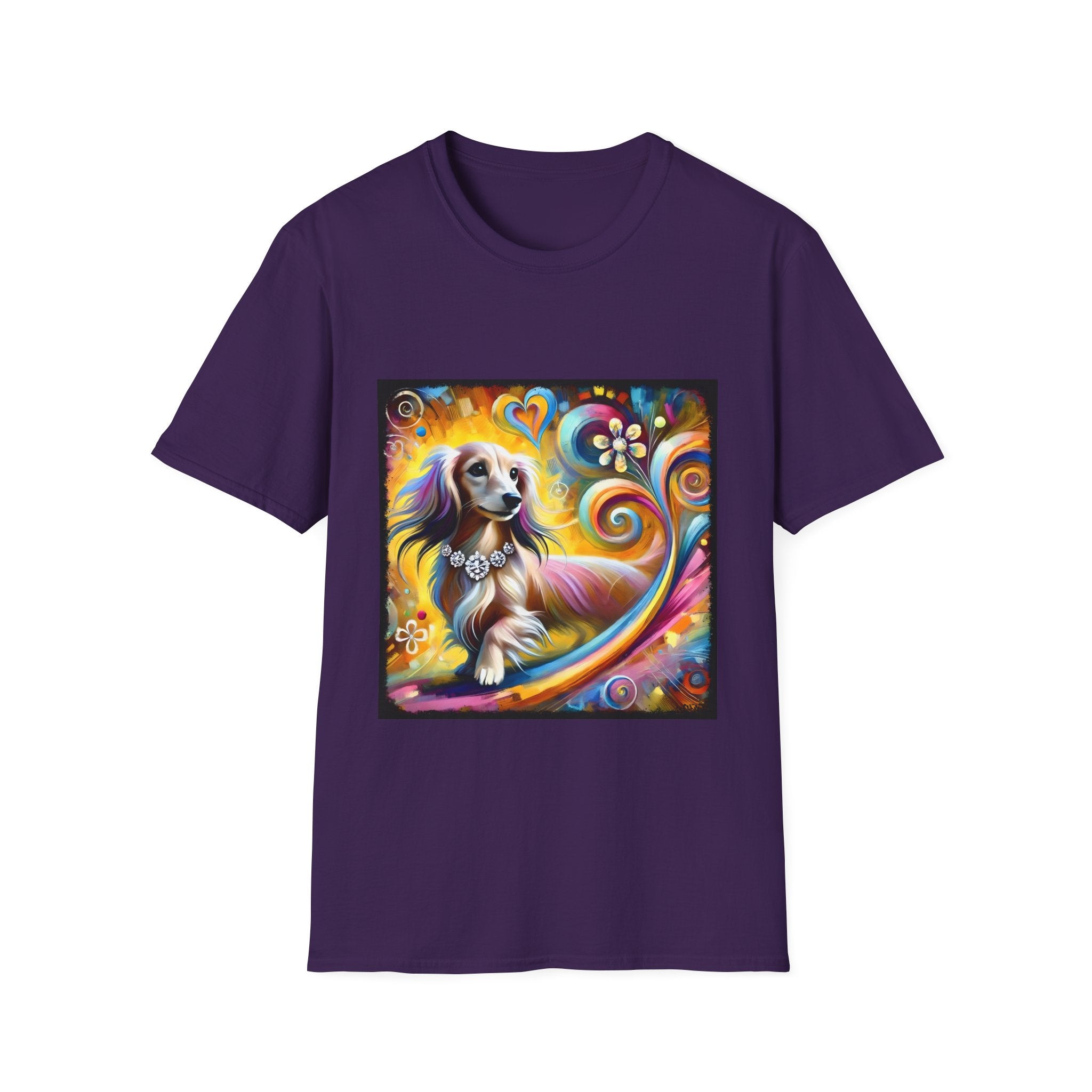 Dachshund Bold Diamond Swirl | Unisex Dog T-Shirt