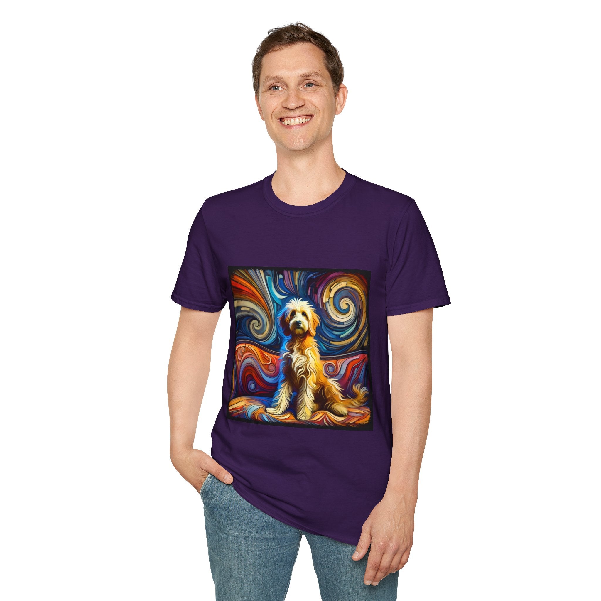 Goldendoodle Multicolored Swirl | Unisex Dog T-Shirt