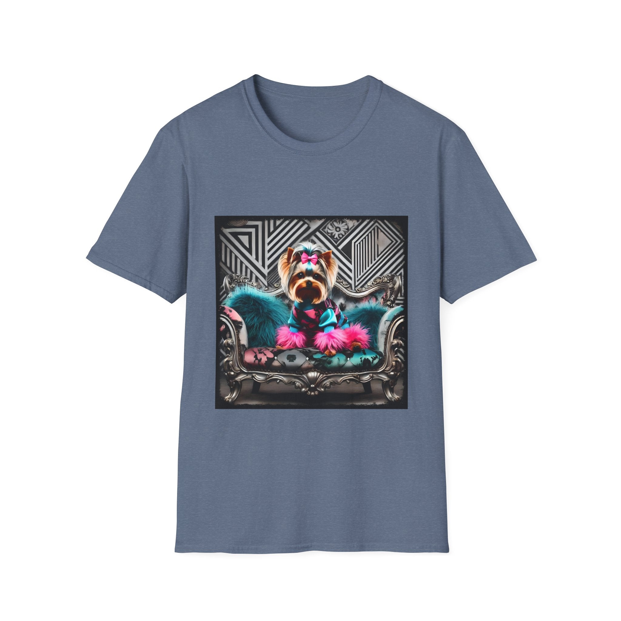 Yorkshire Terrier Chic Rocker | Unisex Dog T-Shirt