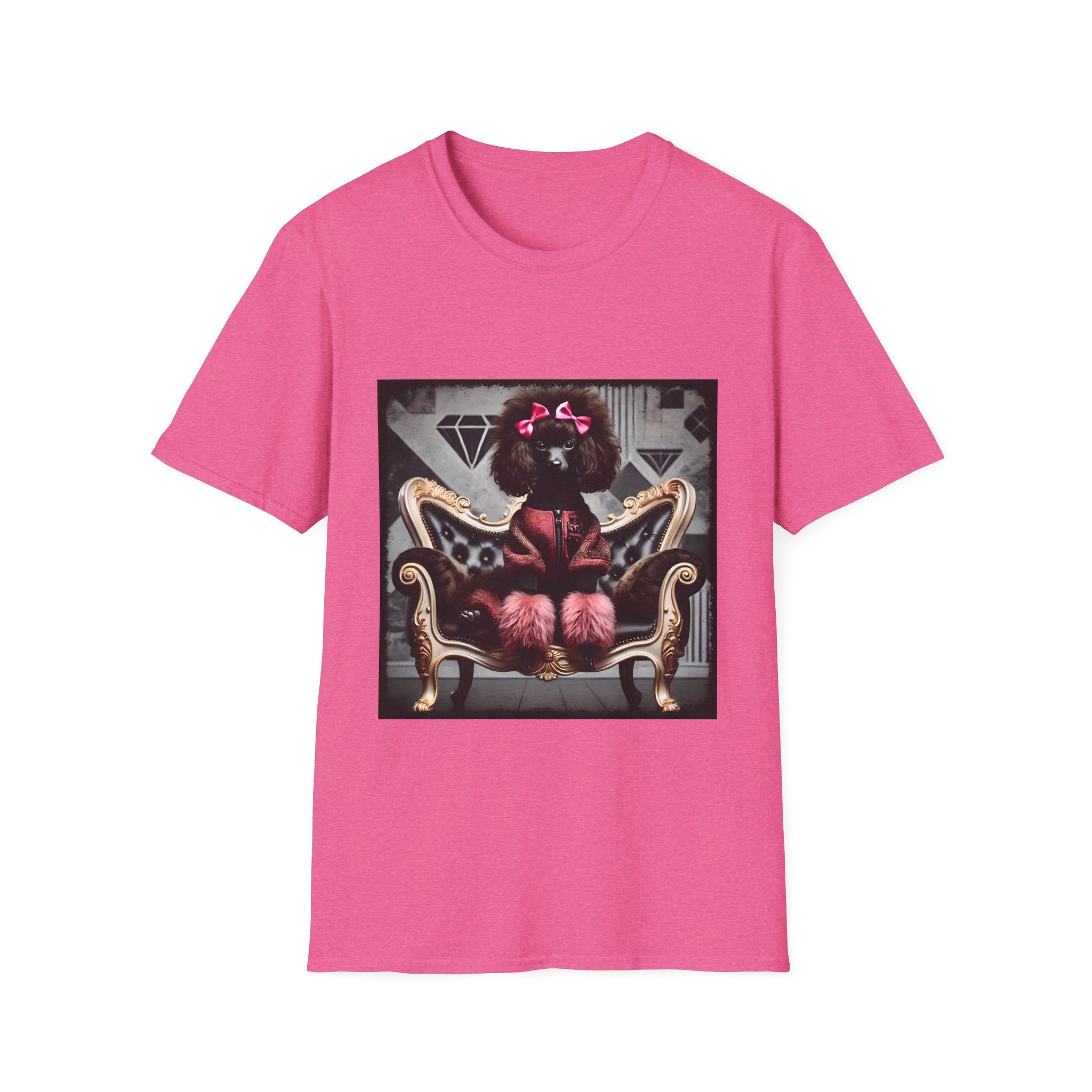Poodle Pink Icon  | Unisex Dog T-Shirt