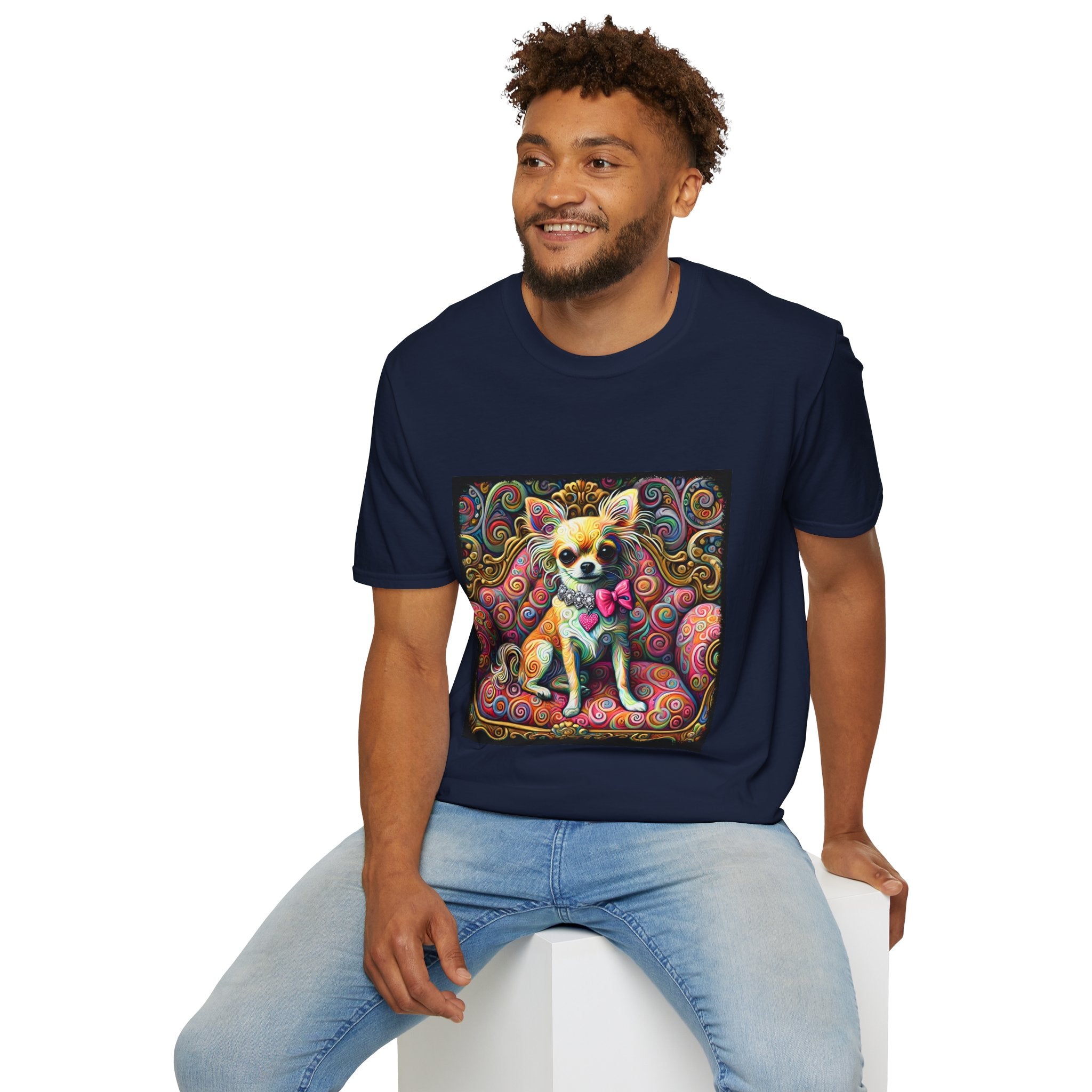 Chihuahua Love Swirl | Unisex Dog T-Shirt