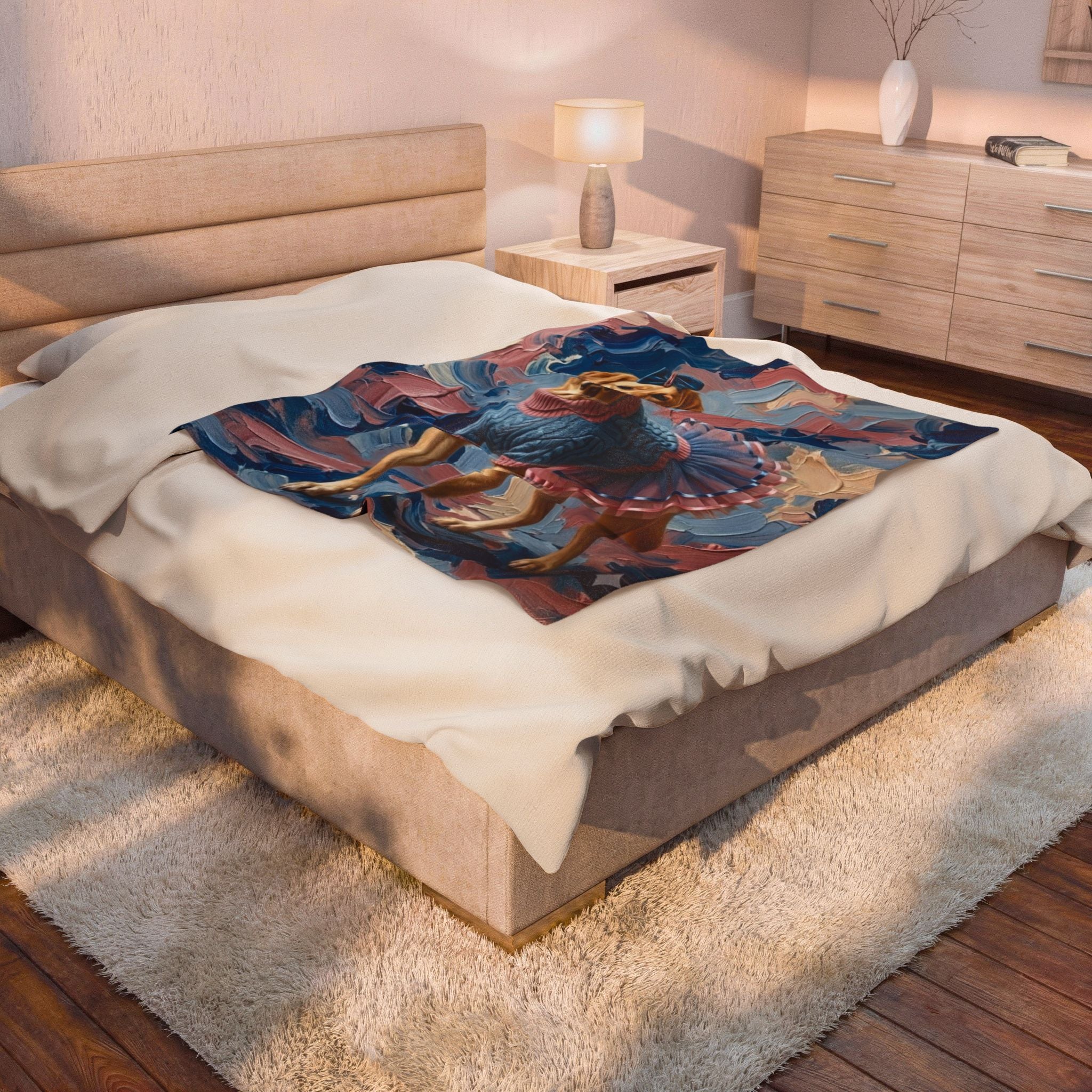 Labrador Retriever Blanket | Brushstroke Beauty Dog Lover Gift