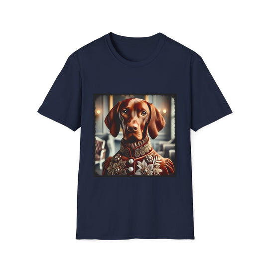 Vizsla Pure Posh design dog lover unisex t-shirt in navy