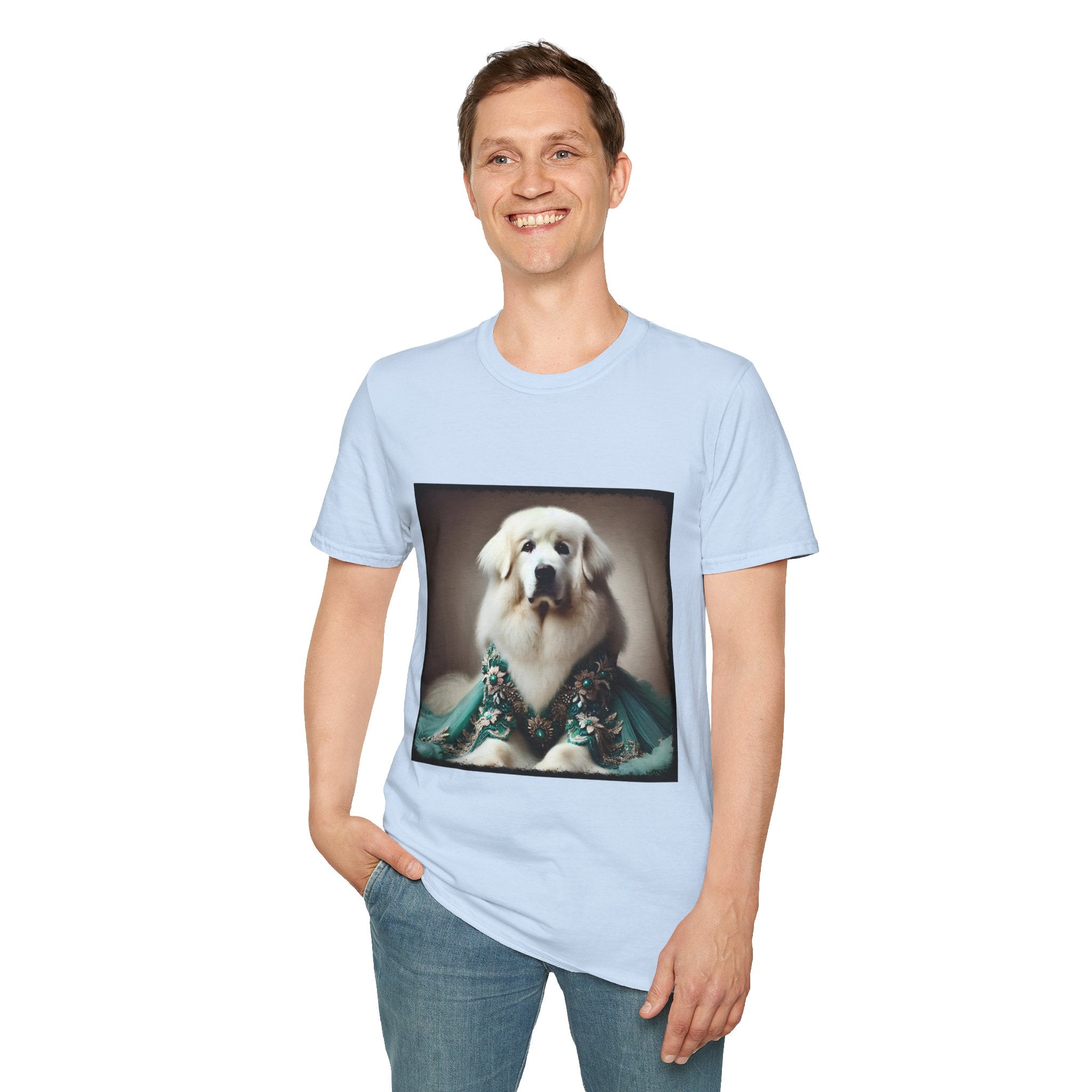 Great Pyrenees Elegant Doll | Unisex Dog T-Shirt