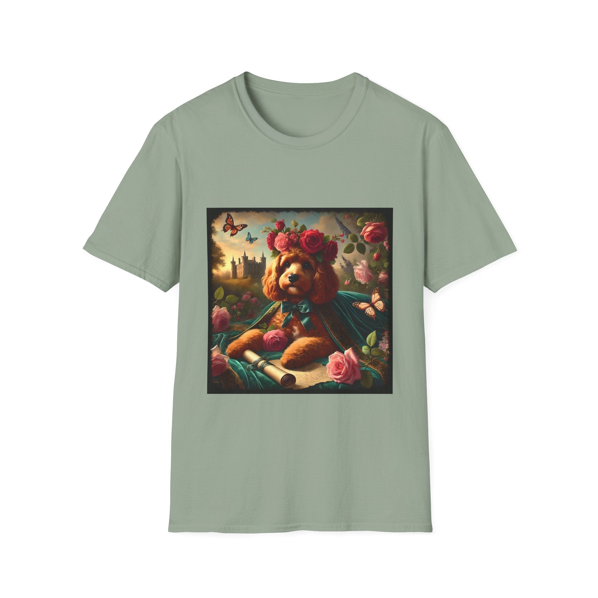 Cavapoo Botanical Beauty | Unisex Dog T-Shirt