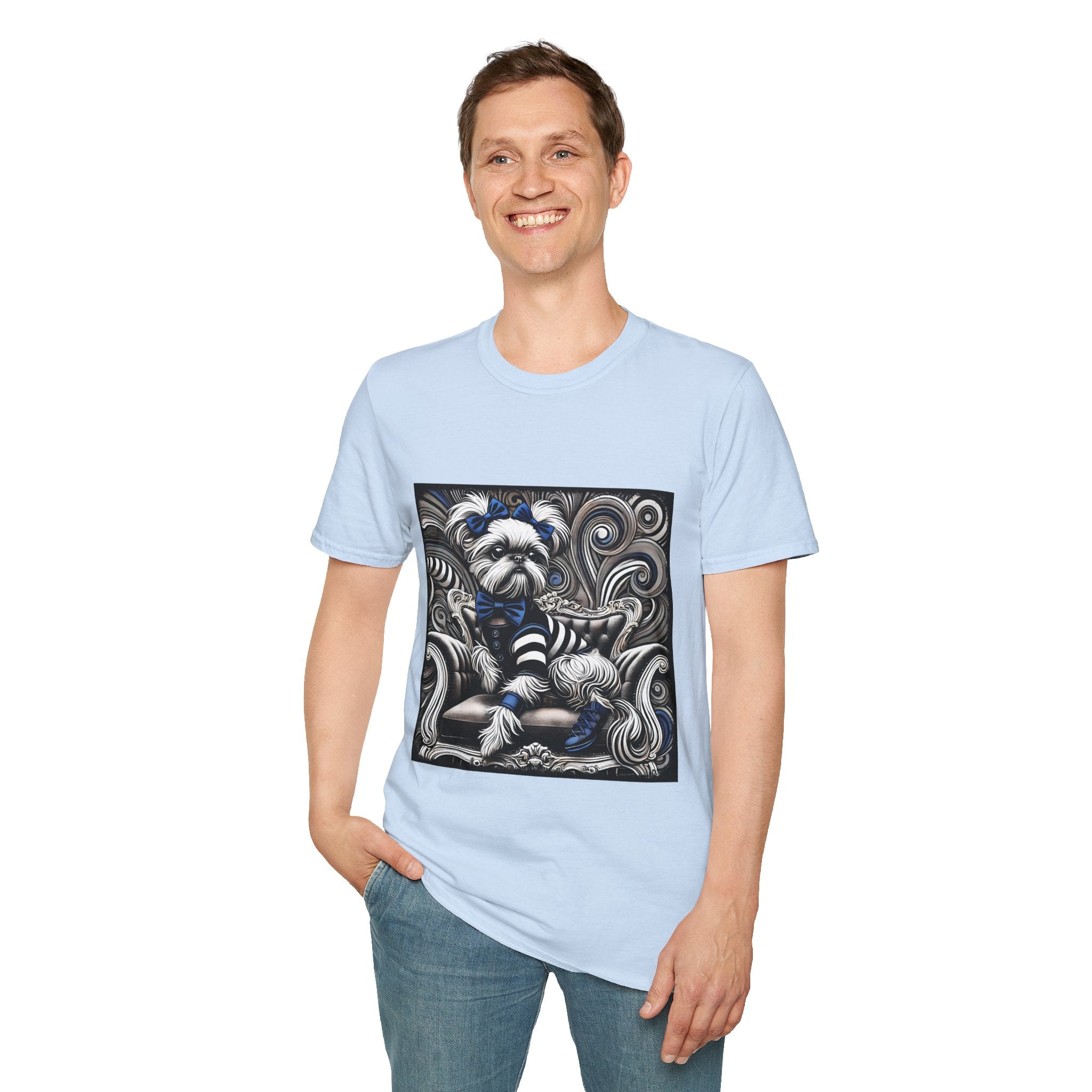 Brussels Griffon Bold Geometric | Unisex Dog T-Shirt