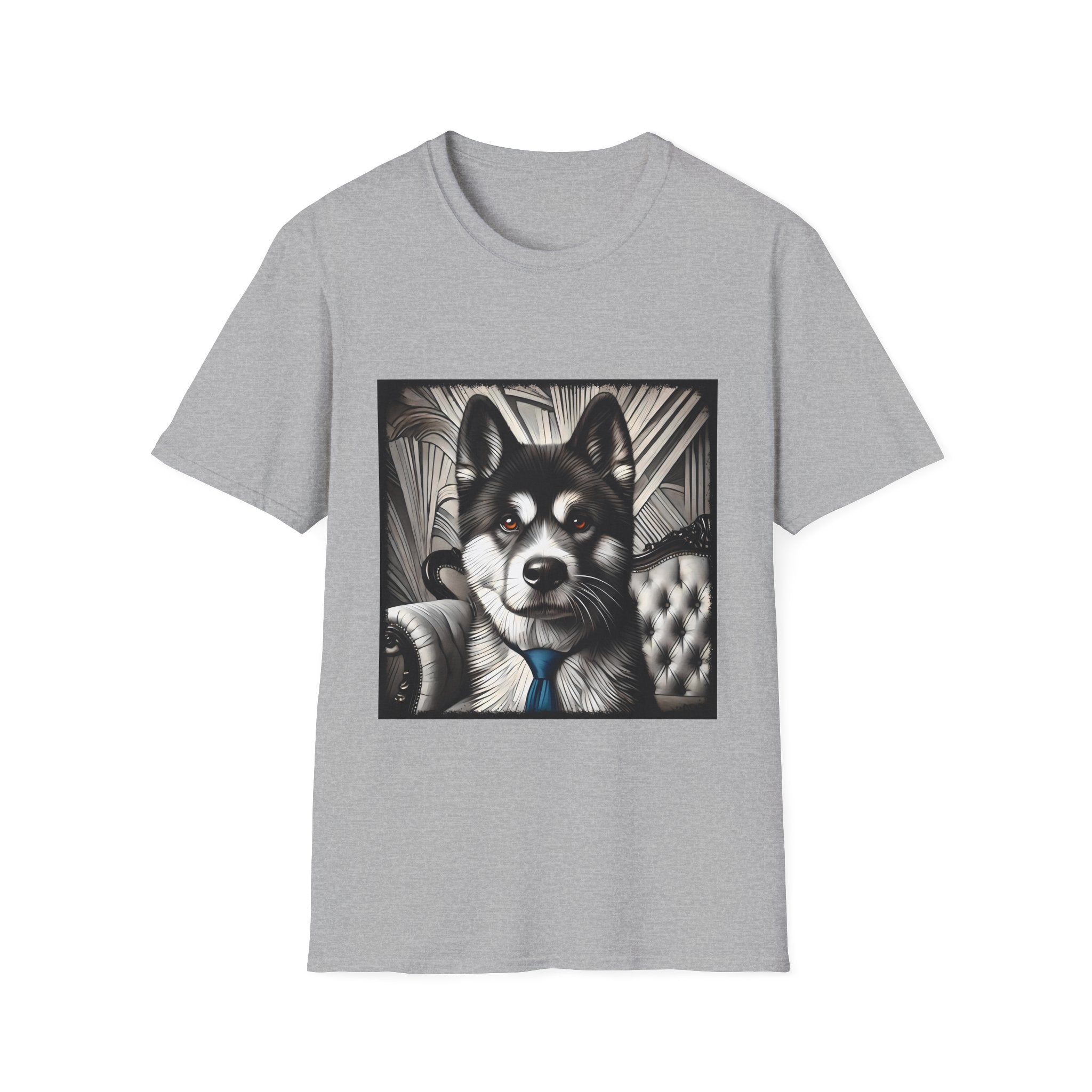 Akita Shirt | B&W Bold Eyes Dog Lover Tee