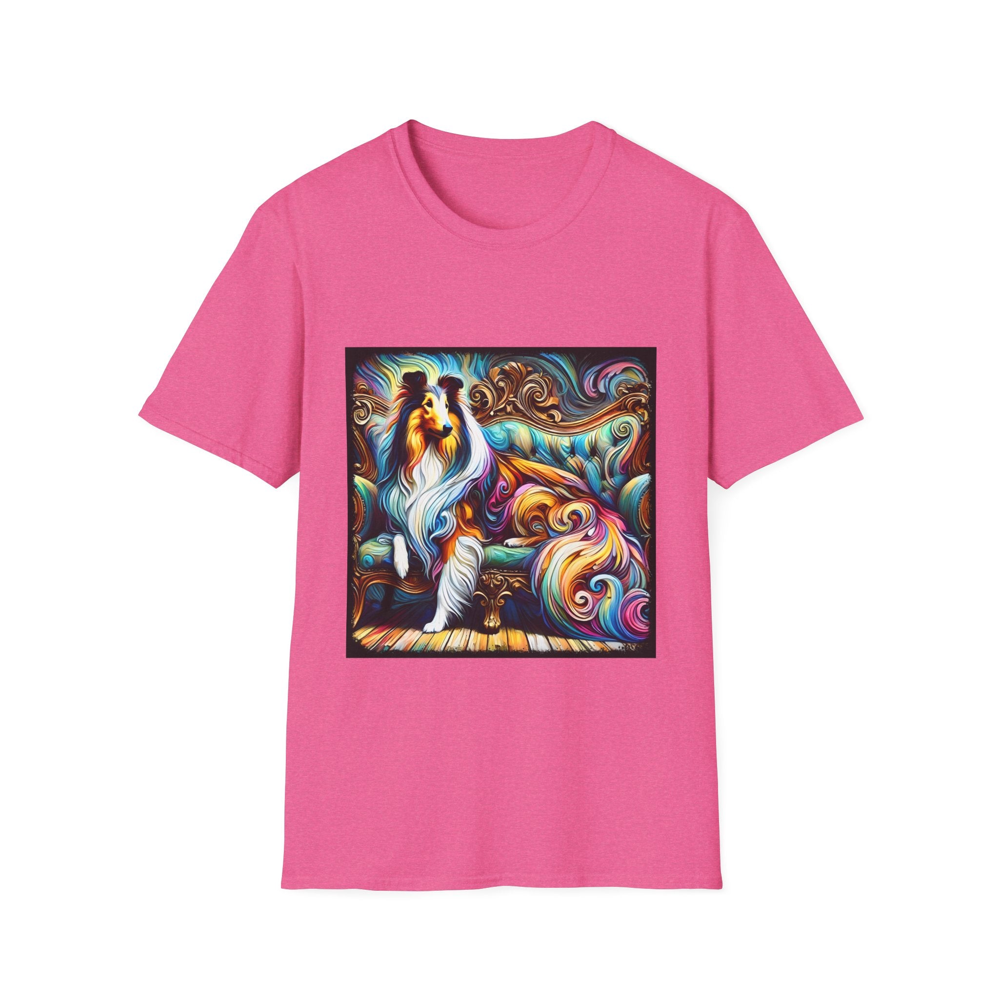 Collie Pastel Swirl | Unisex Dog T-Shirt