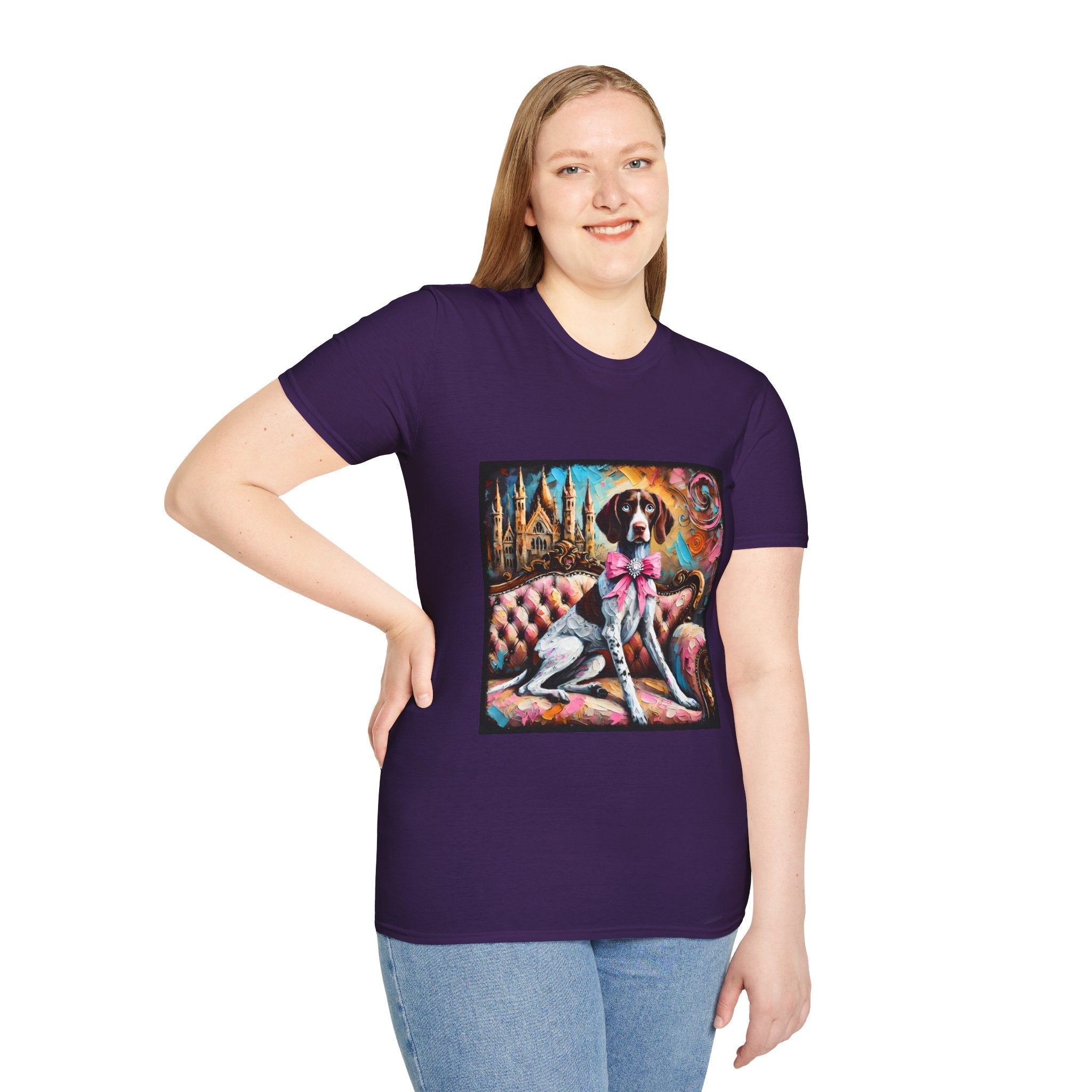 German Shorthaired Pointer Diamond Princess Classic | Unisex Dog T-Shirt