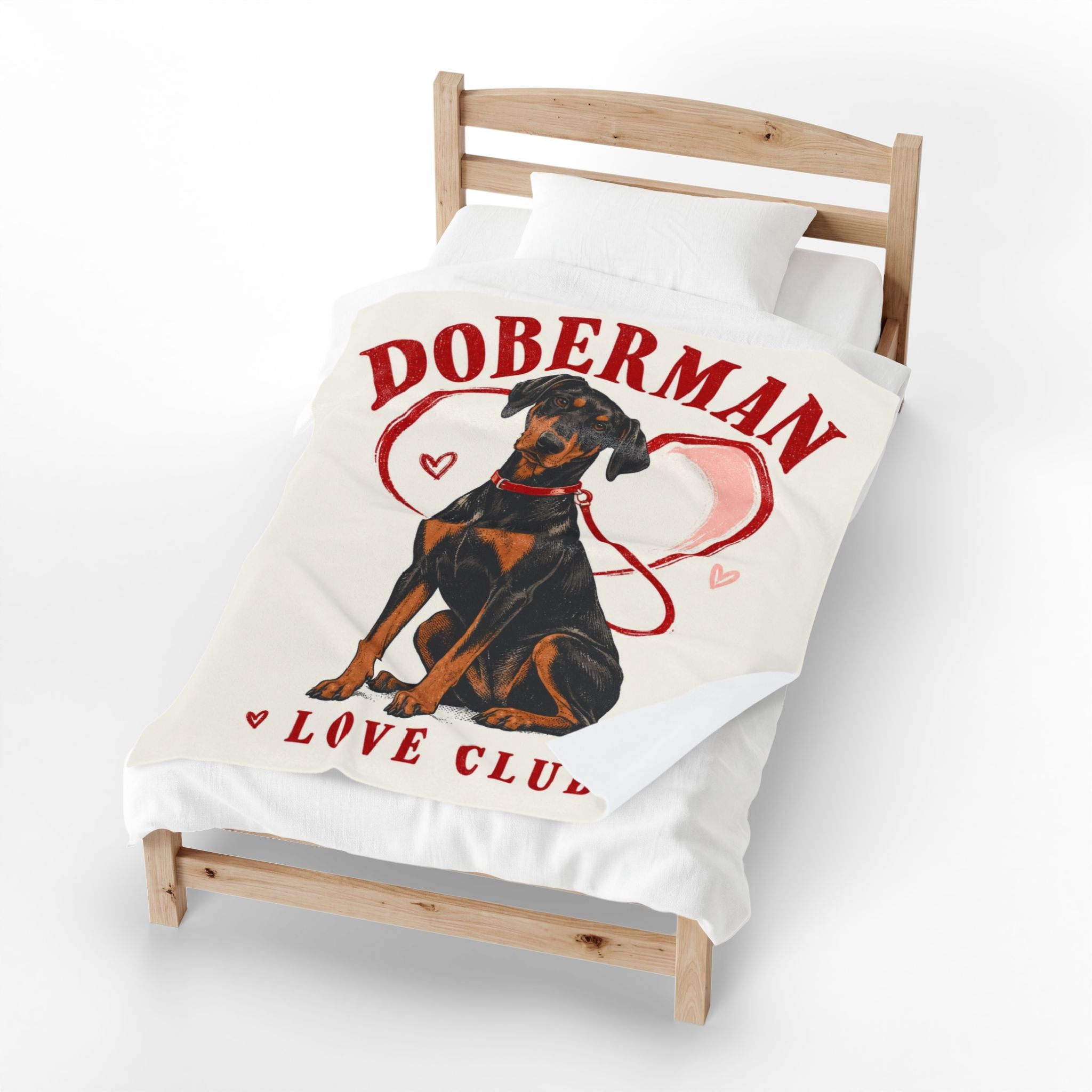 Doberman Pinscher Blanket | Love Club Dog Lover Gift