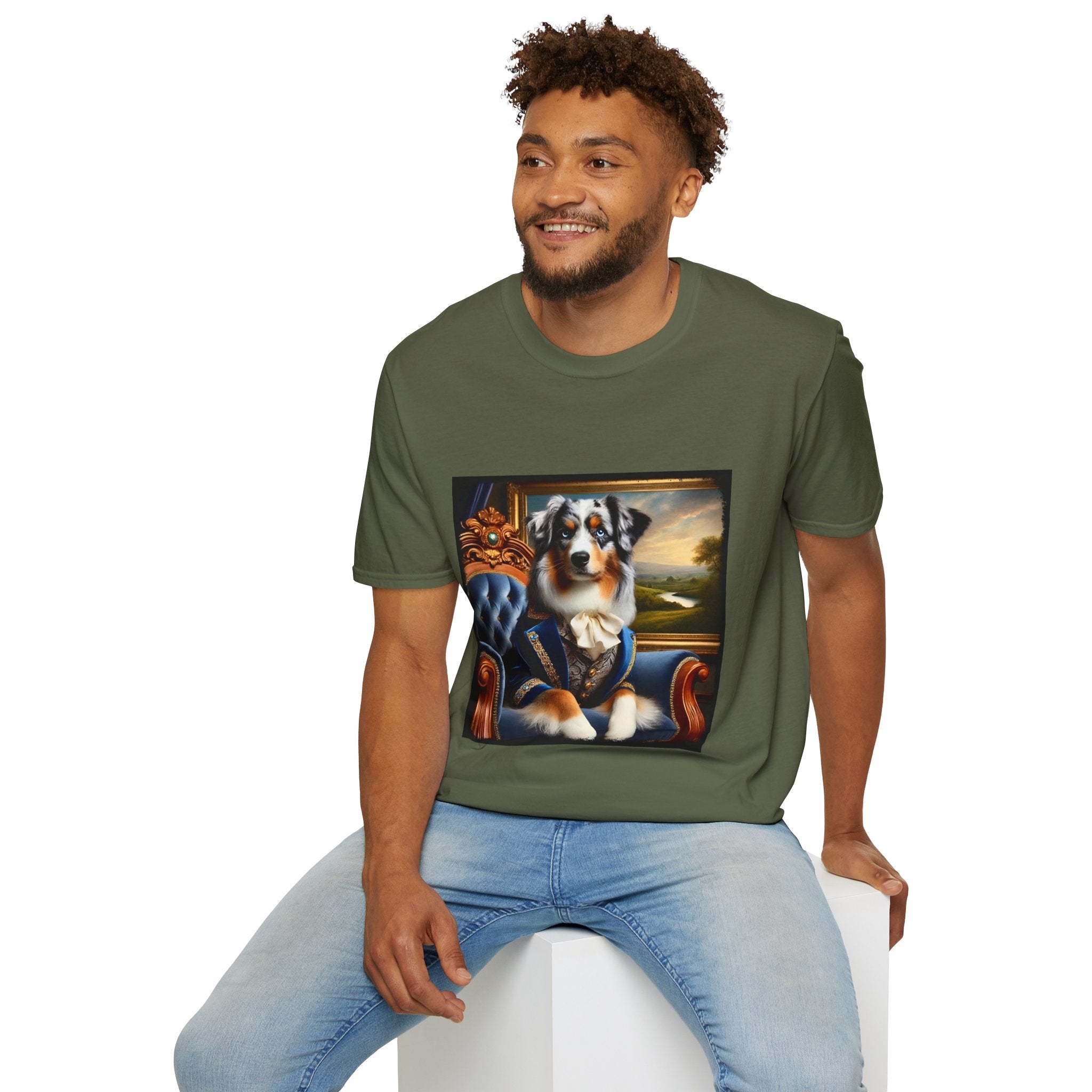 Autralian Shepherd Tailored Tail | Unisex Dog T-Shirt