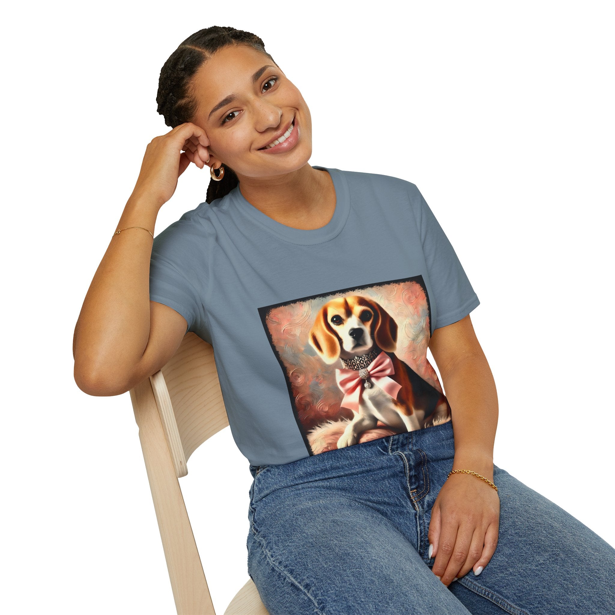 Beagle Diamond Princess Classic | Unisex Dog T-Shirt