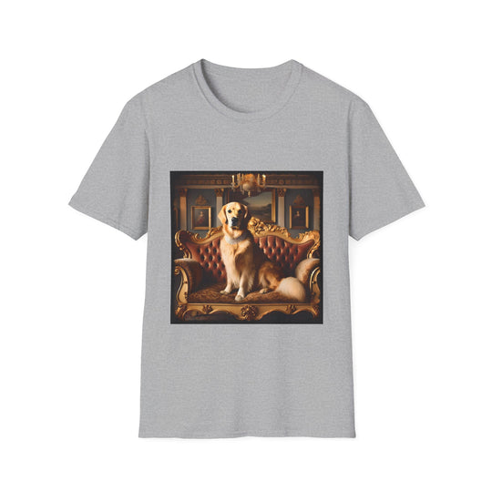 Golden Retriever Gentle Prestige design dog lover unisex t-shirt in sport grey