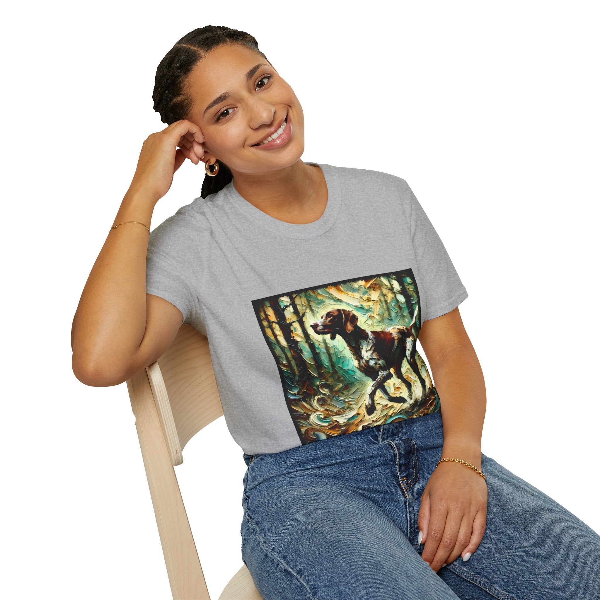 German Shorthaired Pointer Woodland Classic | Unisex Dog T-Shirt